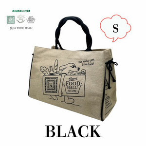 コラボJUCOエコバッグ　Black（犬）　【S】
