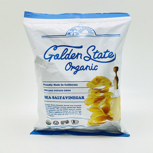 Golden State Organic 有機ポテトチップス　シーソルト＆ビネガー味