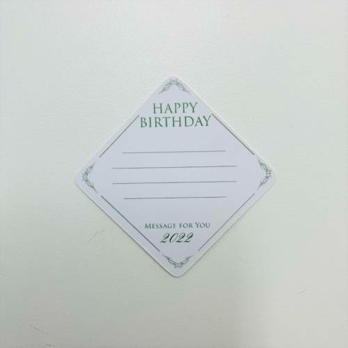 Happy Birthdayメッセージカード 詳細画像