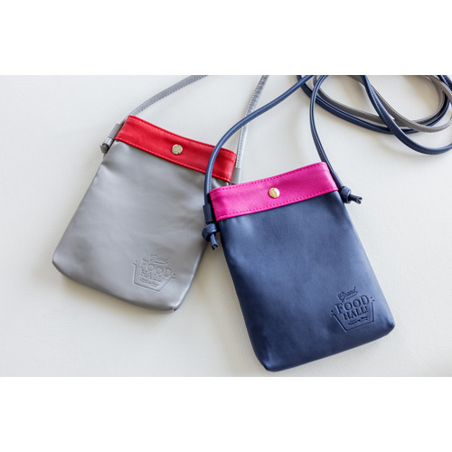 【グラホ】サコッシュ PINK×NAVY 詳細画像