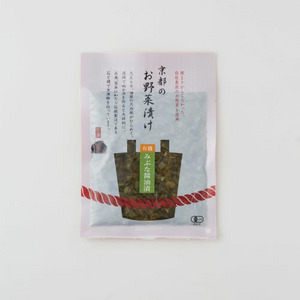 有機みぶな醤油漬