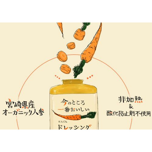 今のところ一番おいしい人参ドレッシング 詳細画像