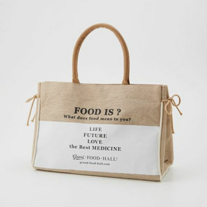 【NEW DESIGN 】GFH JUCO エコBAG 　小　ホワイト　