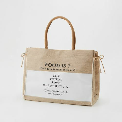 【NEW DESIGN 】GFH JUCO エコBAG 　大　ホワイト　 詳細画像