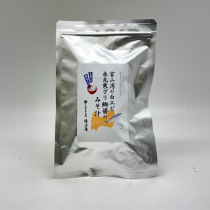 富山湾の白エビ　氷見寒ブリ魚醬のみそ汁