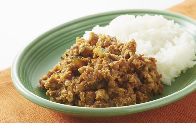 にんにくみそのひき肉カレー