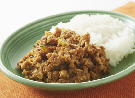 にんにくみそのひき肉カレー