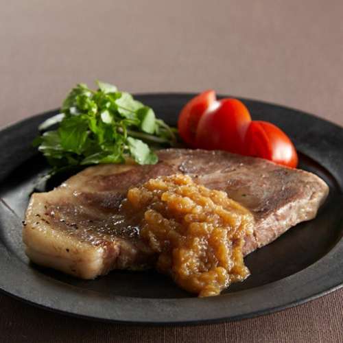 Z's MENU ４Ｘポークのローストポーク シャリアピンソースを添えて