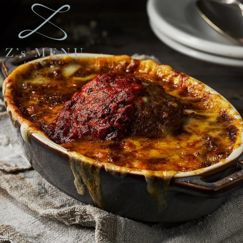 Z’s MENU 洋食屋さんのまかないハンバーグカレードリア