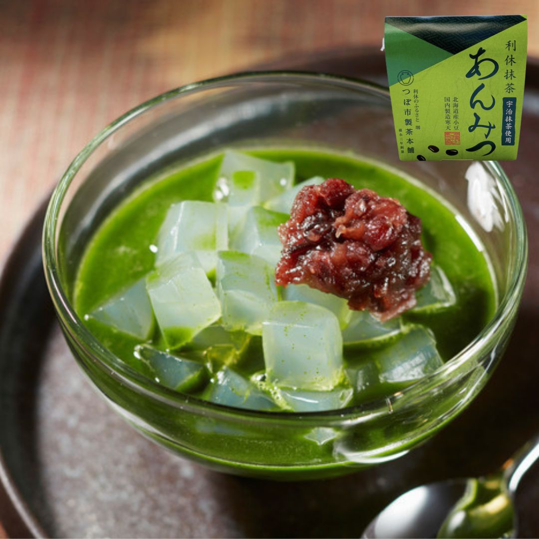 利休抹茶　あんみつ